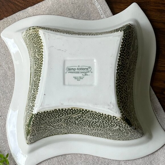 10.25" Bakeware Caserole Dish Presentable Ovenware Temp-Tations by Tara - Picture 13 of 16